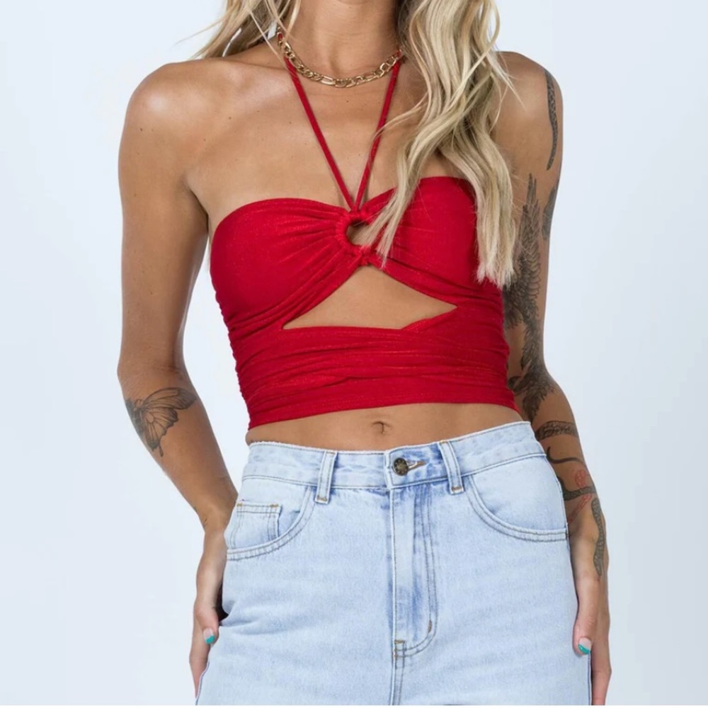 Loriella ring top red